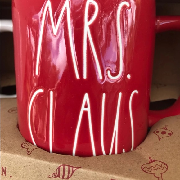 Rae Dunn MR. & MRS. CLAUS mugs - Picture 3 of 3